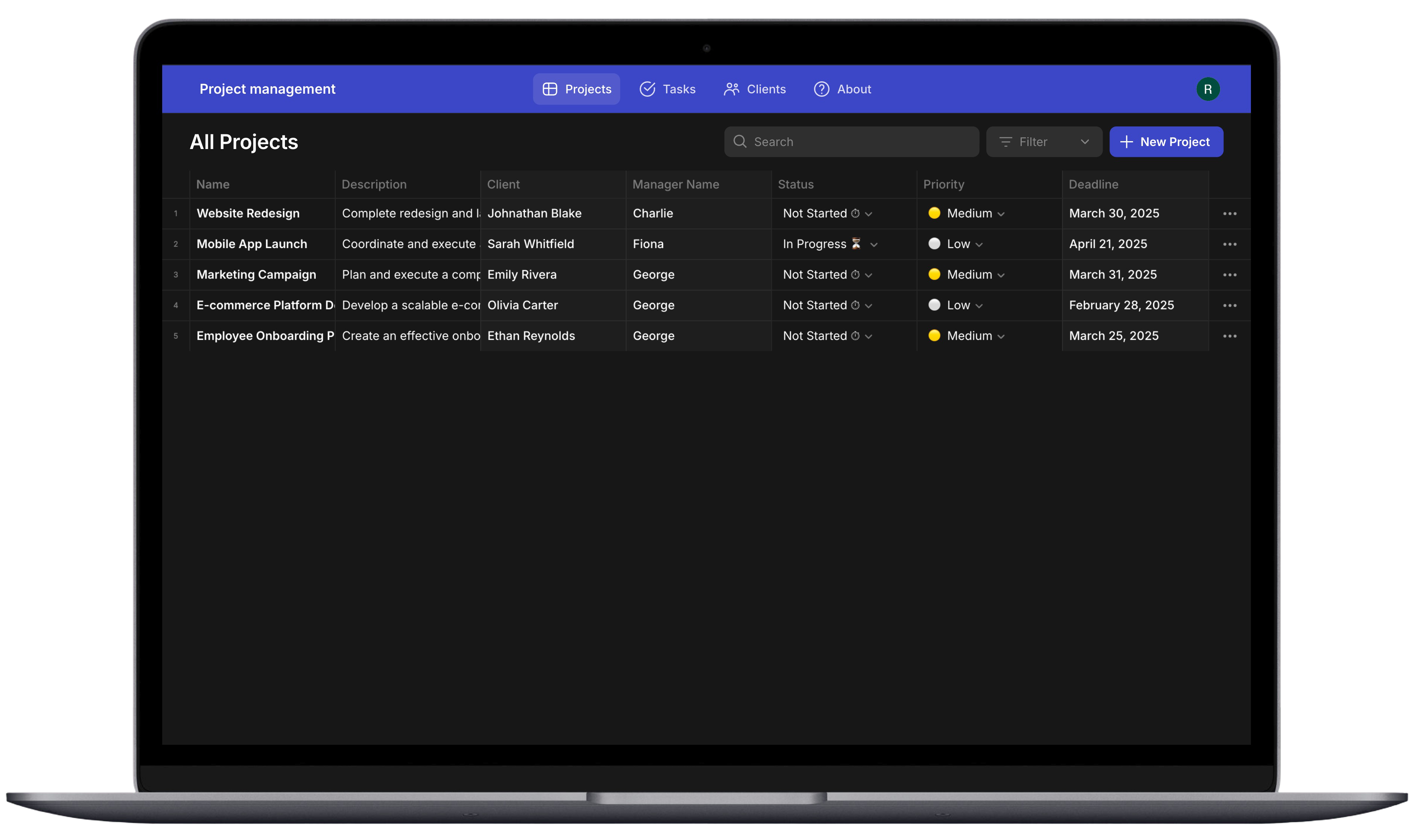 Project & Task Management